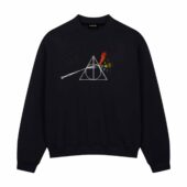 The Dark Side Of The Deathly Hallows Front Sweatshirt Black - OtherBrick