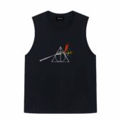 The Dark Side Of The Deathly Hallows Front Tank Black - OtherBrick
