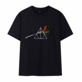 The Dark Side Of The Deathly Hallows Front Tshirt Black - OtherBrick
