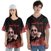 The Wall Show Pink Floyd Baseball Jersey Couple Front - OtherBrick