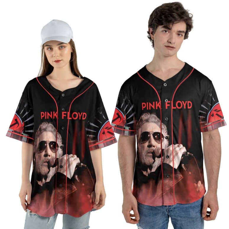 The Wall Show Pink Floyd Roger Waters Baseball Jersey The Wall Show Pink Floyd Roger Waters Baseball Jersey