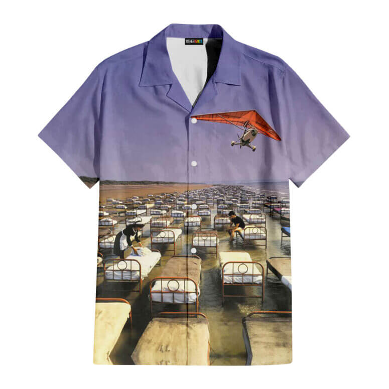 Album Icon The Wall DSOTM Pink Floyd Tropical Plants Hawaiian Shirt
