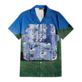 Hawaiian Shirt Front B Characters Chair Hawaiian Shirt - OtherBrick