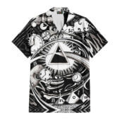 Hawaiian Shirt Front B Dsotm Hand Draw Art Hawaiian Shirt - OtherBrick