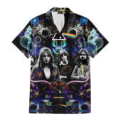 Hawaiian Shirt Front B Dark Side Of The Moon Psychedelic Abstract Art Pyramid Rainbow Hawaiian Shirt - OtherBrick
