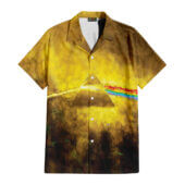 Hawaiian Shirt Front B Golden Dark Side Of The Moon Hawaiian Shirt - OtherBrick