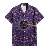 Hawaiian Shirt Front B Pink Floyd Dark Side Of The Moon Album Psychedelic Hawaiian Shirt - OtherBrick
