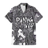 Hawaiian Shirt Front B Pink Floyd Hand Draw Art Hawaiian Shirt - OtherBrick