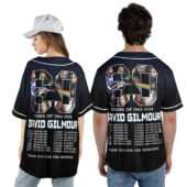 60 Years Of 1964 2024 David Gilmour Baseball Jersey Couple Back - OtherBrick