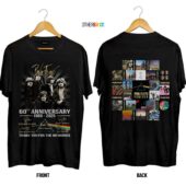 60th Anniversary 1965 – 2025 Thanks For The Memories Albums Pink Floyd Black Front Back - OtherBrick