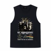 60th Anniversary 1965 – 2025 Thanks For The Memories Albums Pink Floyd Front Tank Black - OtherBrick