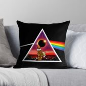 Calvin And Hobbes Looking For Dark Side Of The Moon Moon Solar Eclipse Cushion Pillow 2 - OtherBrick