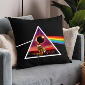 Calvin And Hobbes Looking For Dark Side Of The Moon Moon Solar Eclipse Cushion Pillow 4 - OtherBrick
