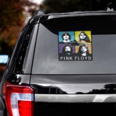 Car Decal1 David Gilmour Roger Waters Rick Wright And Nick Mason Pink Floyd Car Sticker - OtherBrick