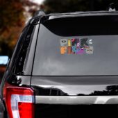 Car Decal1 Pink Floyd Album Logo Full Color Car Sticker - OtherBrick