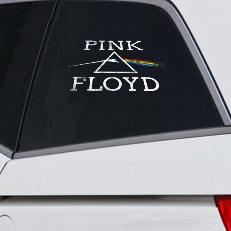 Dark Side Of The Moon Acid Wash Car Sticker Dark Side Of The Moon Acid Wash Car Sticker