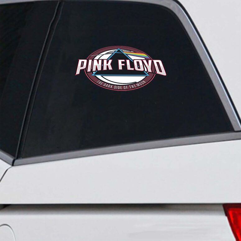 Dark Side Of The Moon Badge Logo Car Sticker