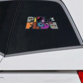 Car Decal2 Pink Floyd Album Logo Full Color Car Sticker - OtherBrick
