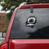 Car Decal3 Dark Side Of The Moon Astronaut Car Sticker - OtherBrick
