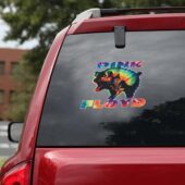 Car Decal3 Psychedelic Animals Pig Car Sticker - OtherBrick