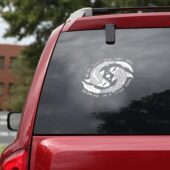 Car Decal3 We're Pink Just Two Lost Souls Swimming In A Fish Bowl Floyd Car Sticker - OtherBrick