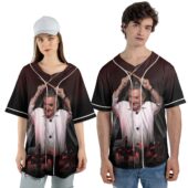 David Gilmour Luck And Strange Is My Supper Power Baseball Jersey Couple Front - OtherBrick