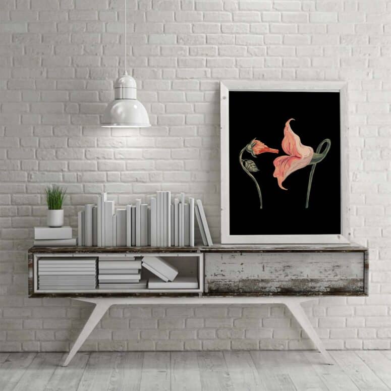 Pink Floyd The Wall Fecking Flowers Canvas