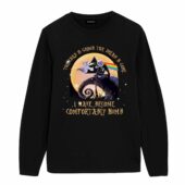 Jack Skellington Comfortably Numb Dark Side Of The Moon Pink Floyd Front Longsleeve Black - OtherBrick