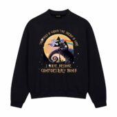 Jack Skellington Comfortably Numb Dark Side Of The Moon Pink Floyd Front Sweatshirt Black - OtherBrick