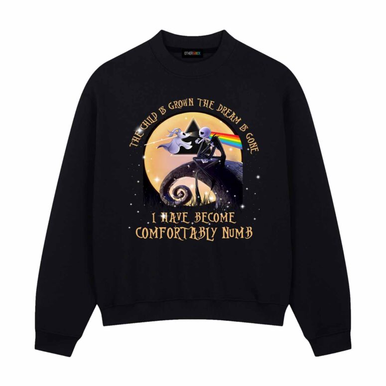 Jack Skellington Comfortably Numb Dark Side Of The Moon Pink Floyd Shirt Jack Skellington Comfortably Numb Dark Side Of The Moon Pink Floyd Shirt