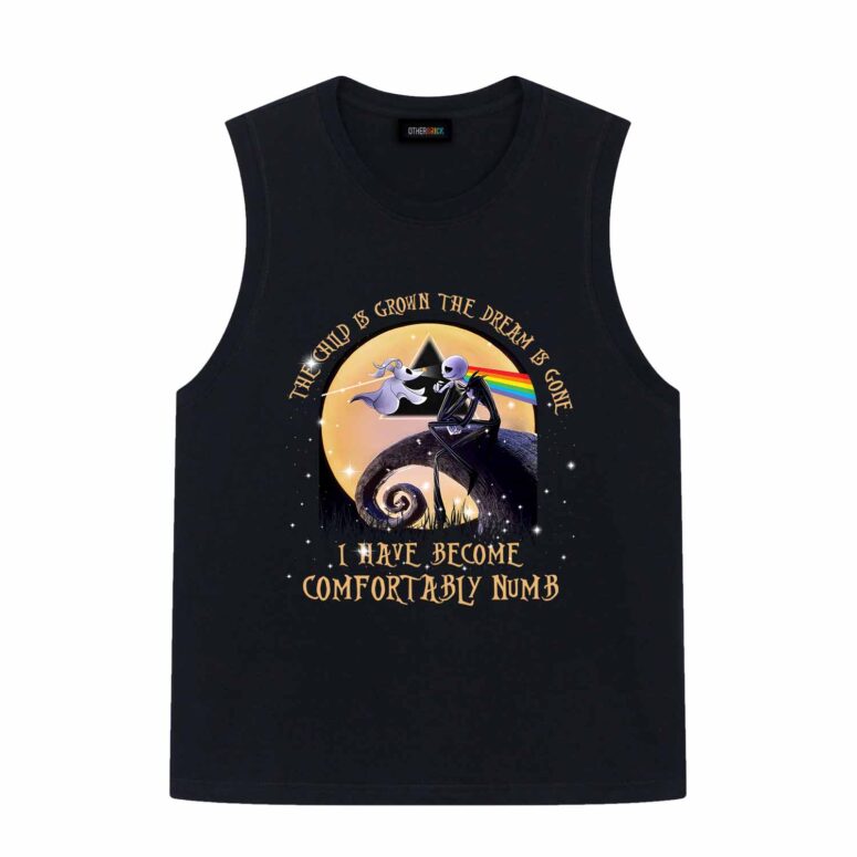 Jack Skellington Comfortably Numb Dark Side Of The Moon Pink Floyd Shirt Jack Skellington Comfortably Numb Dark Side Of The Moon Pink Floyd Shirt