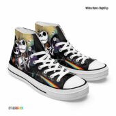 Jack Skellington DSOTM Pink Floyd Canvas Shoes