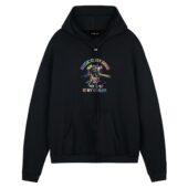 Music Is My Drug Pink Floyd Is My Dealer Front Hoodie Black - OtherBrick
