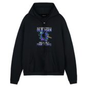 Never Underestimate An Old Man Who Listen To Pink Floyd Skull Front Hoodie Black - OtherBrick