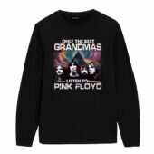 Only The Best Grandmas Listen To Pinkfloydfront Longsleeve Black - OtherBrick