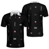 Pink Floyd Album Logo Symbol Collage Polo Front Back - OtherBrick