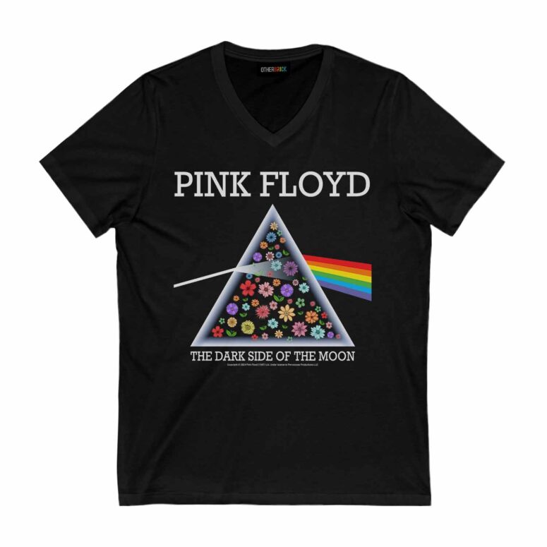 Pink Floyd The Dark Side Of The Moon Flowers Shirt Pink Floyd The Dark Side Of The Moon Flowers Shirt