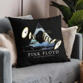 Pink Floyd The Dark Side Of The Moon 50th Melting Clocks Cushion Pillow 4 - OtherBrick