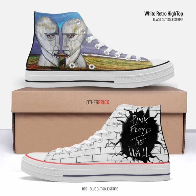 Pink Floyd The Wall Division Bell Canvas Shoes