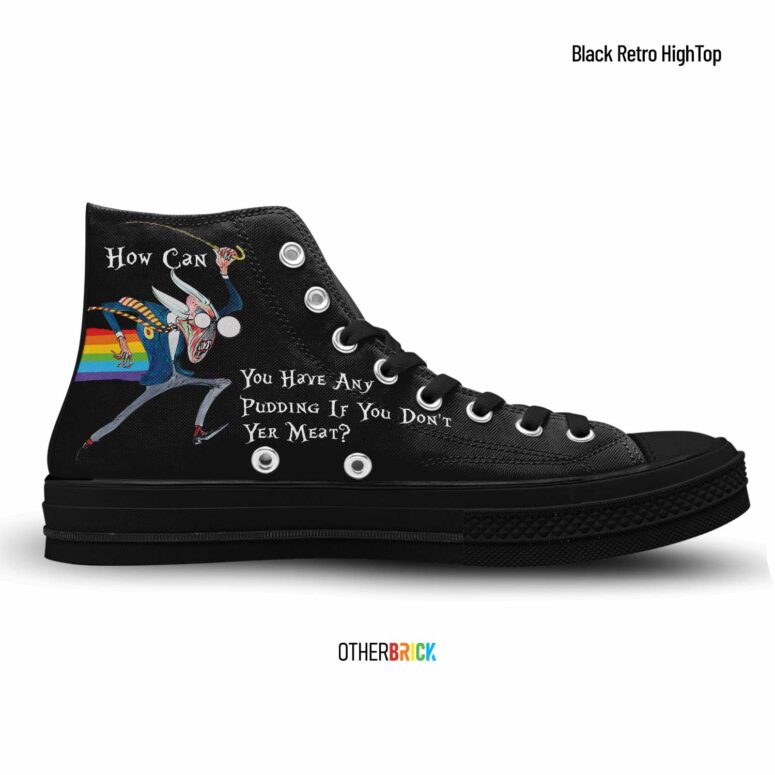 Pink Floyd The Wall How Can You Have Any Pudding DSOTM Canvas Shoes Pink Floyd The Wall How Can You Have Any Pudding DSOTM Canvas Shoes