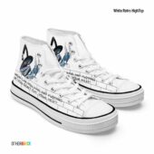 Pink Floyd The Wall How Can You Have Any Pudding White Canvas Shoes 1 - OtherBrick