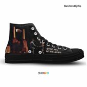 Pink Floyd Wish You Here There, The Division Bell & Animals Black Canvas Shoes - OtherBrick