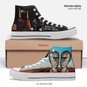Pink Floyd Wish You Here There, The Division Bell & Animals White Canvas Shoes 1 - OtherBrick