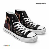 Pink Floyd Wish You Here There, The Division Bell & Animals White Canvas Shoes - OtherBrick