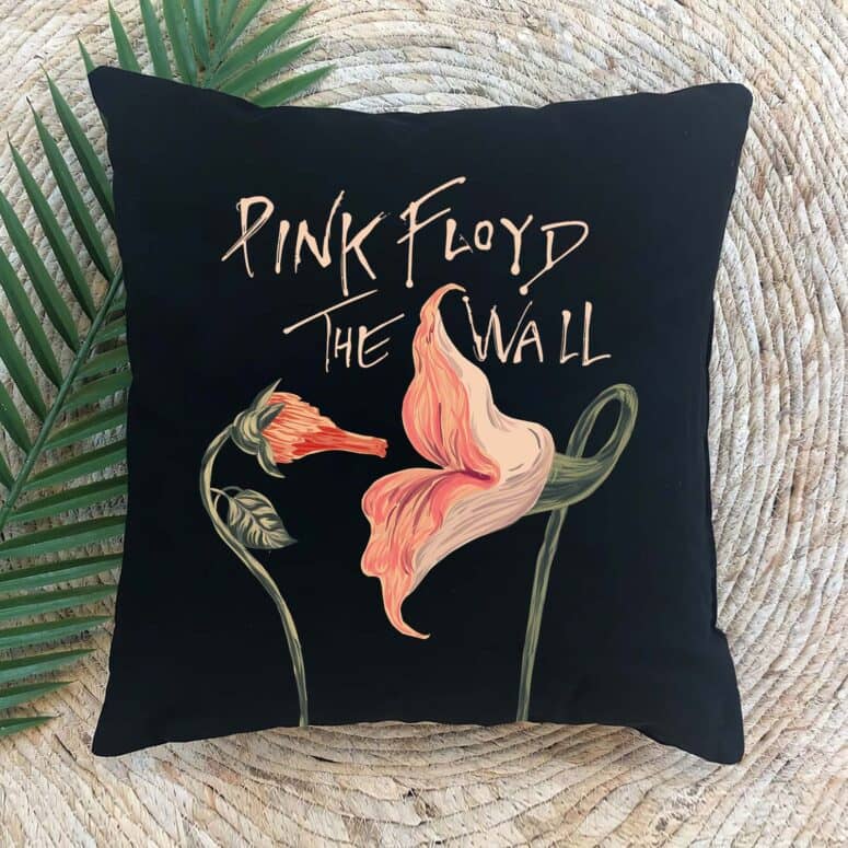 The Fecking Flowers The Wall Pink Floyd Cushion Pillow The Fecking Flowers The Wall Pink Floyd Cushion Pillow