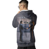Hoodie Back Pink Floyd The Wall Album And Handshake Wish You Were Here Hoodie - OtherBrick