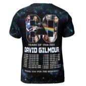 Shirt Back 60 Years Of 1964 2024 David Gilmour European Tour 2024 - OtherBrick