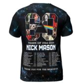 Shirt Back 60 Years Of 1964 2024 Nick Mason Saucerful Of Secrets Tour 2024 - OtherBrick