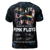 Shirt Back 60 Years Of 1964 2024 Pink Floyd - OtherBrick