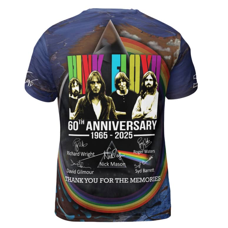 Pulse Ring Of Rainbow 60th Anniversary 1965 2025 Pink Floyd Shirt Pulse Ring Of Rainbow 60th Anniversary 1965 2025 Pink Floyd Shirt